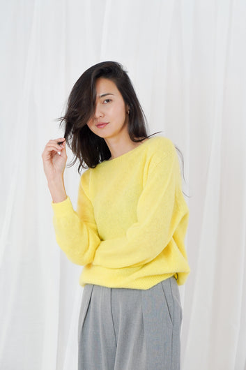 Twins Sanibel Boat Neck Sweater - Sunrise
