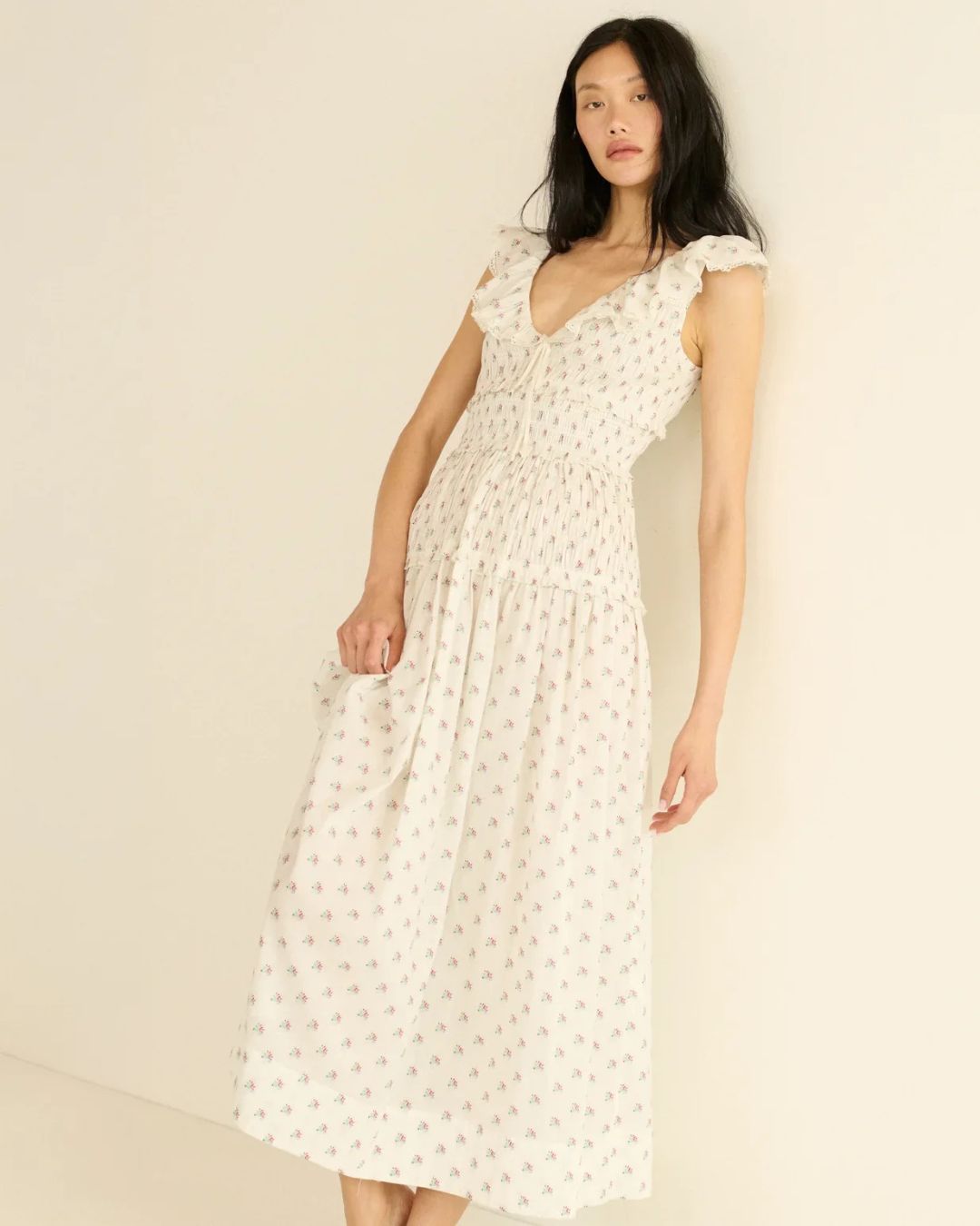 DÔEN Sorina Dress - Petit Posy Calico