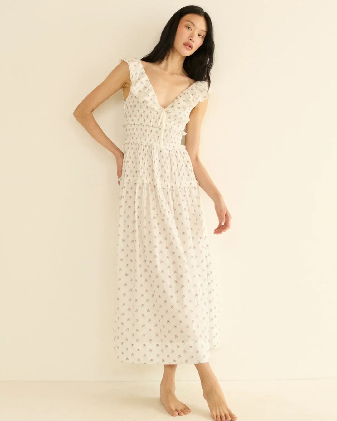 DÔEN Sorina Dress - Petit Posy Calico