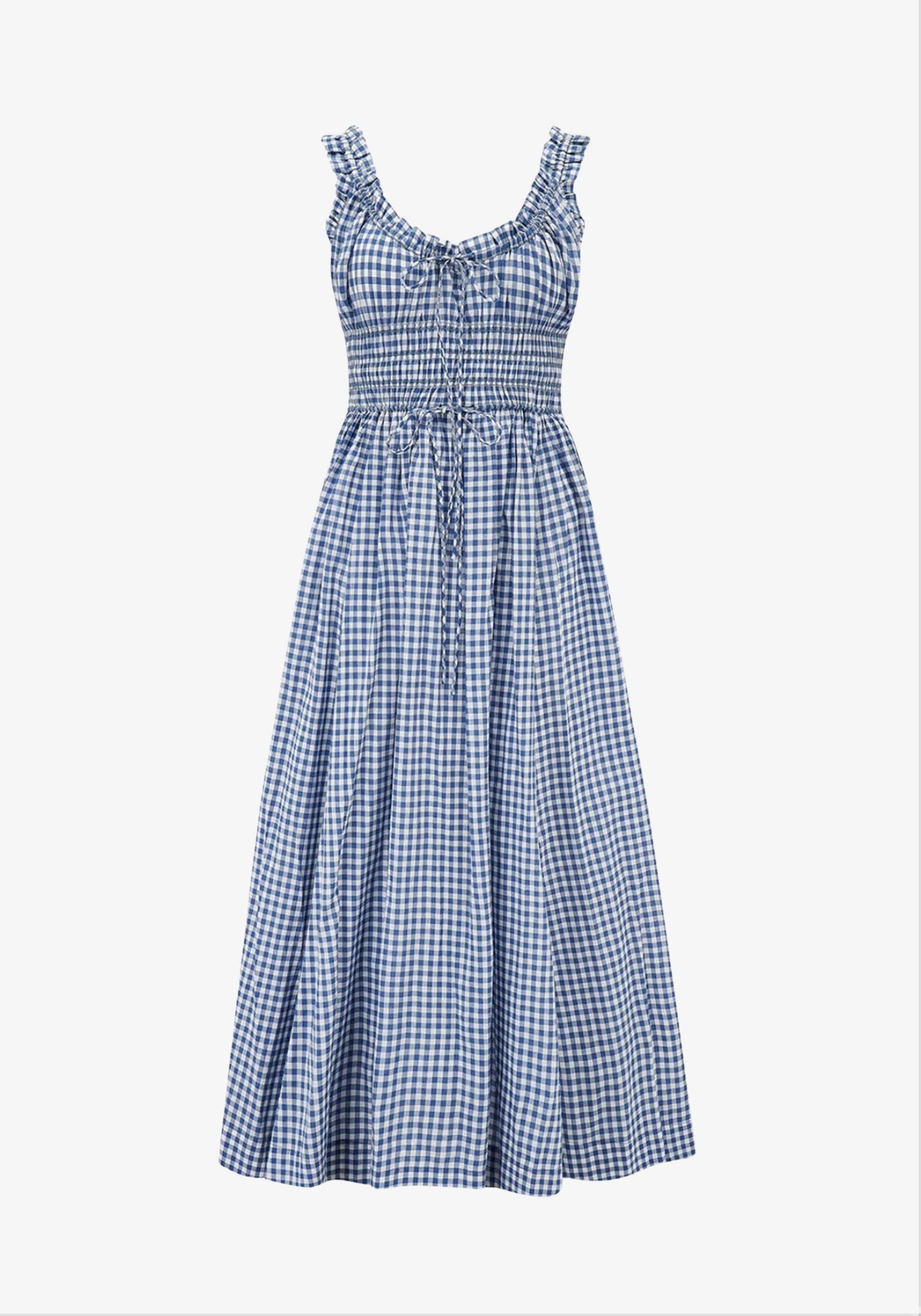 DOEN Emmaretta Dress in Blue Gingham