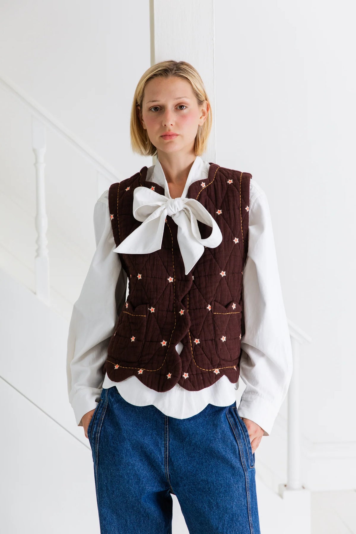 Bonte Estelle Gilet in Chocolate