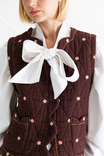 Bonte Estelle Gilet in Chocolate