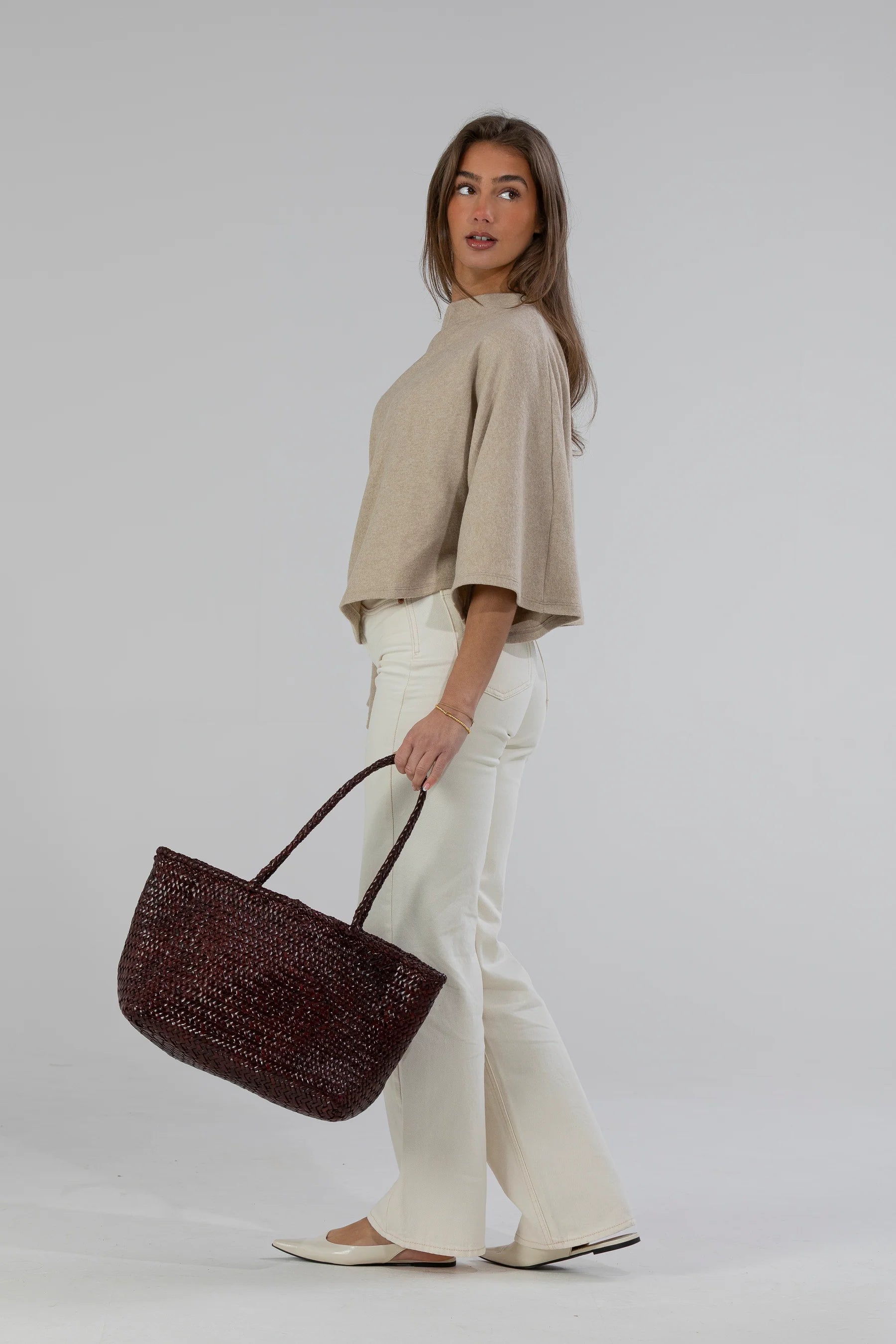 Ellyla Amore Basket Bag in Espresso