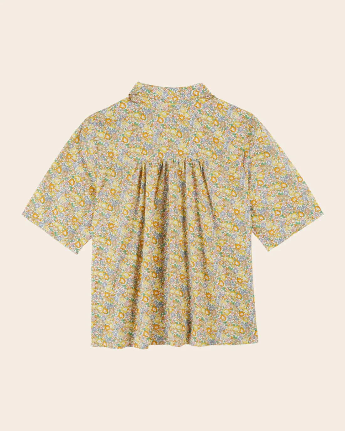 Emile & Ida Dalton Floral Print Blouse in Michele Green