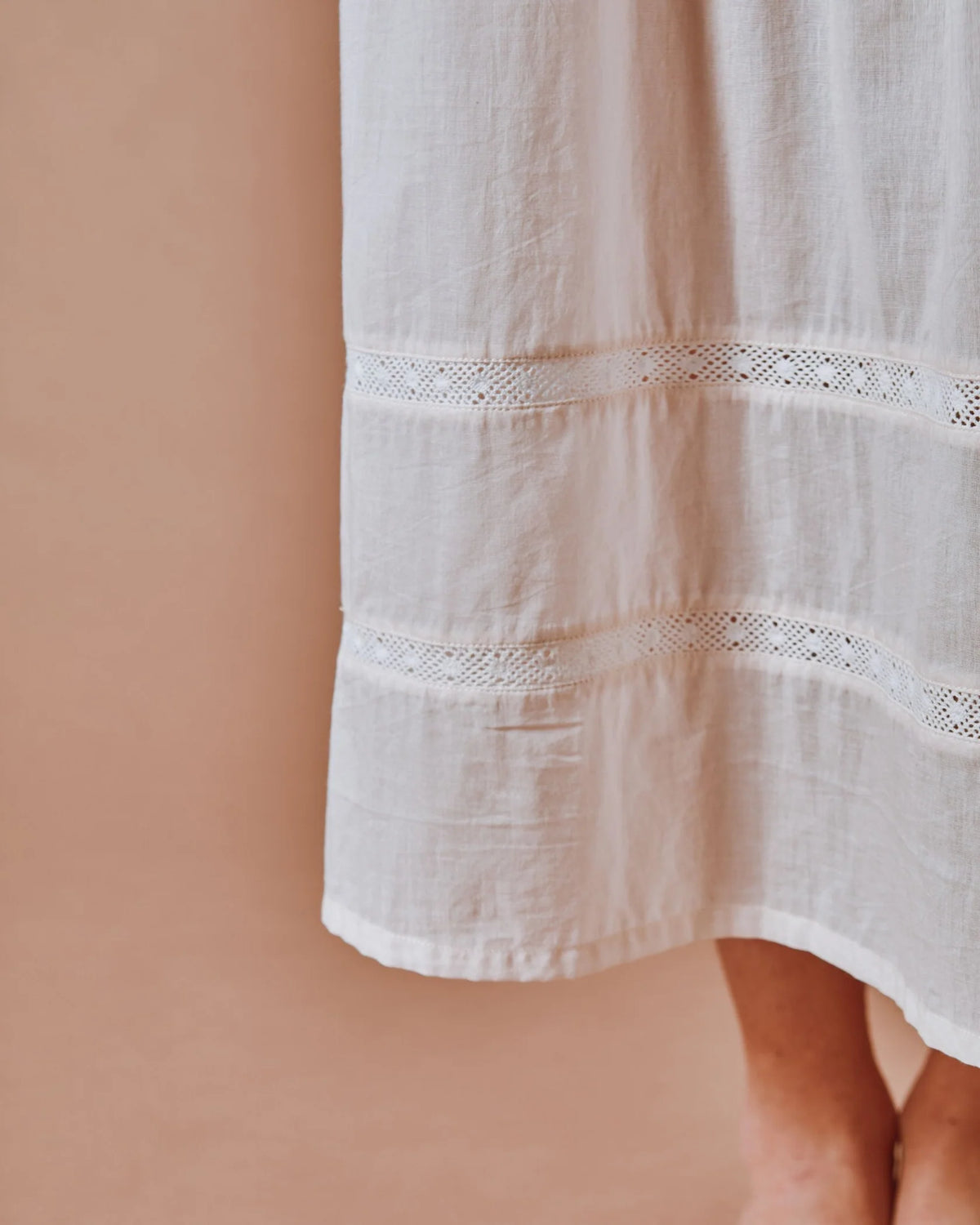 Emile & Ida Daniela Dress in Creme