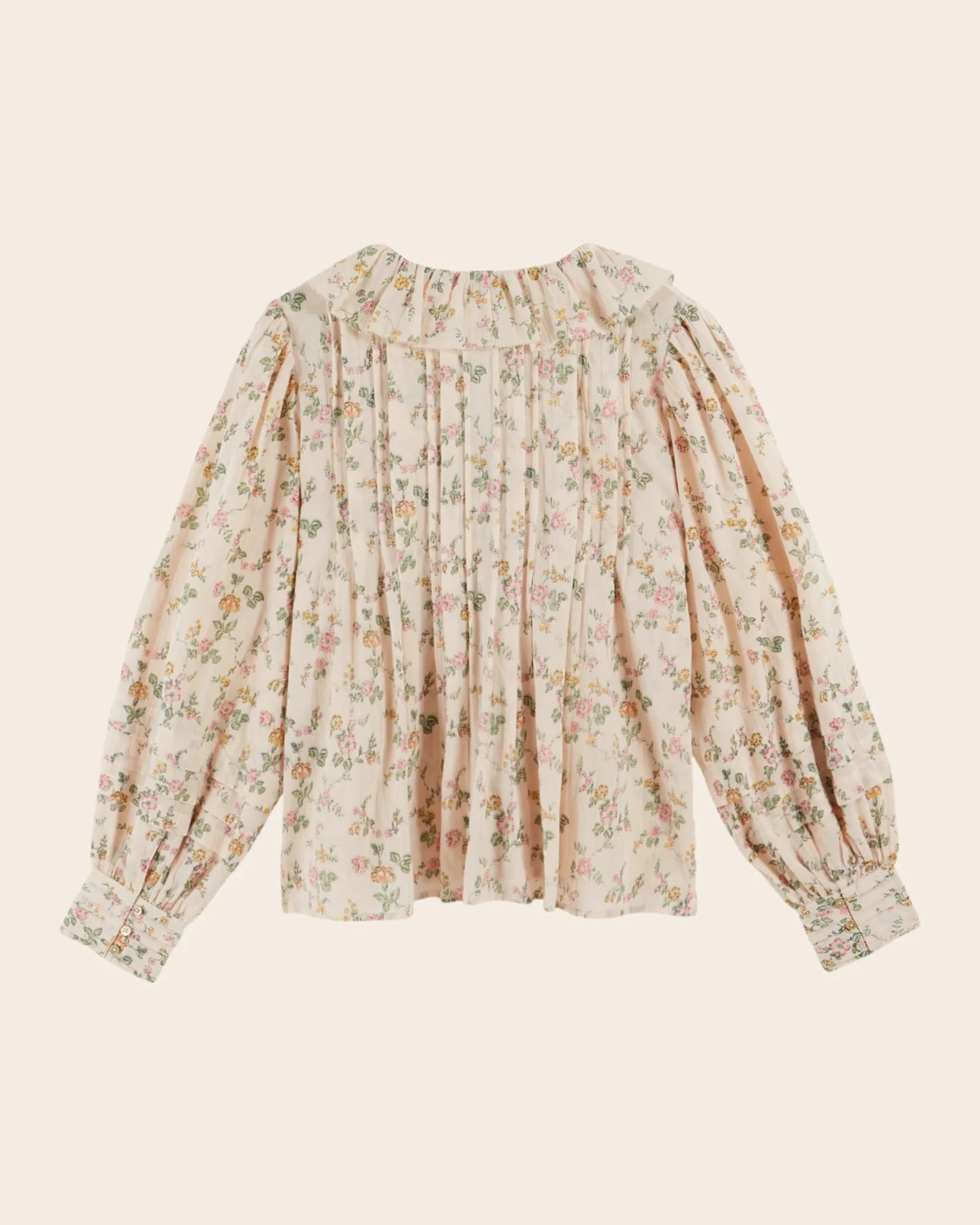 Emile & Ida Denise Blouse in Rose Bush