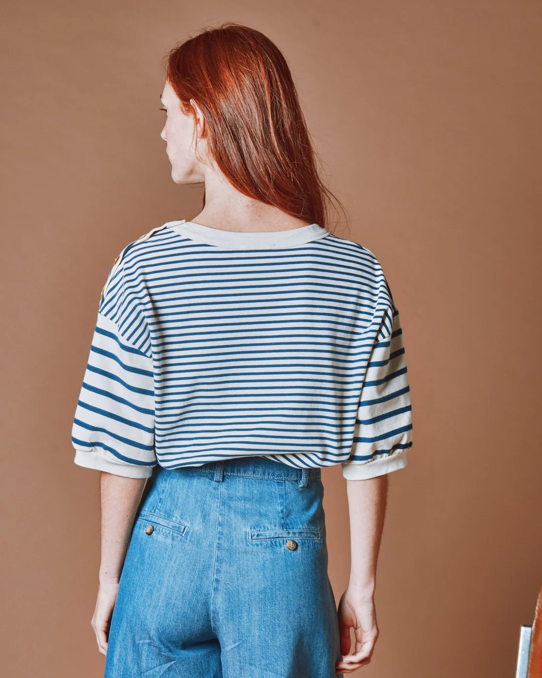 Emile & Ida Derek Bermuda Shorts in Denim