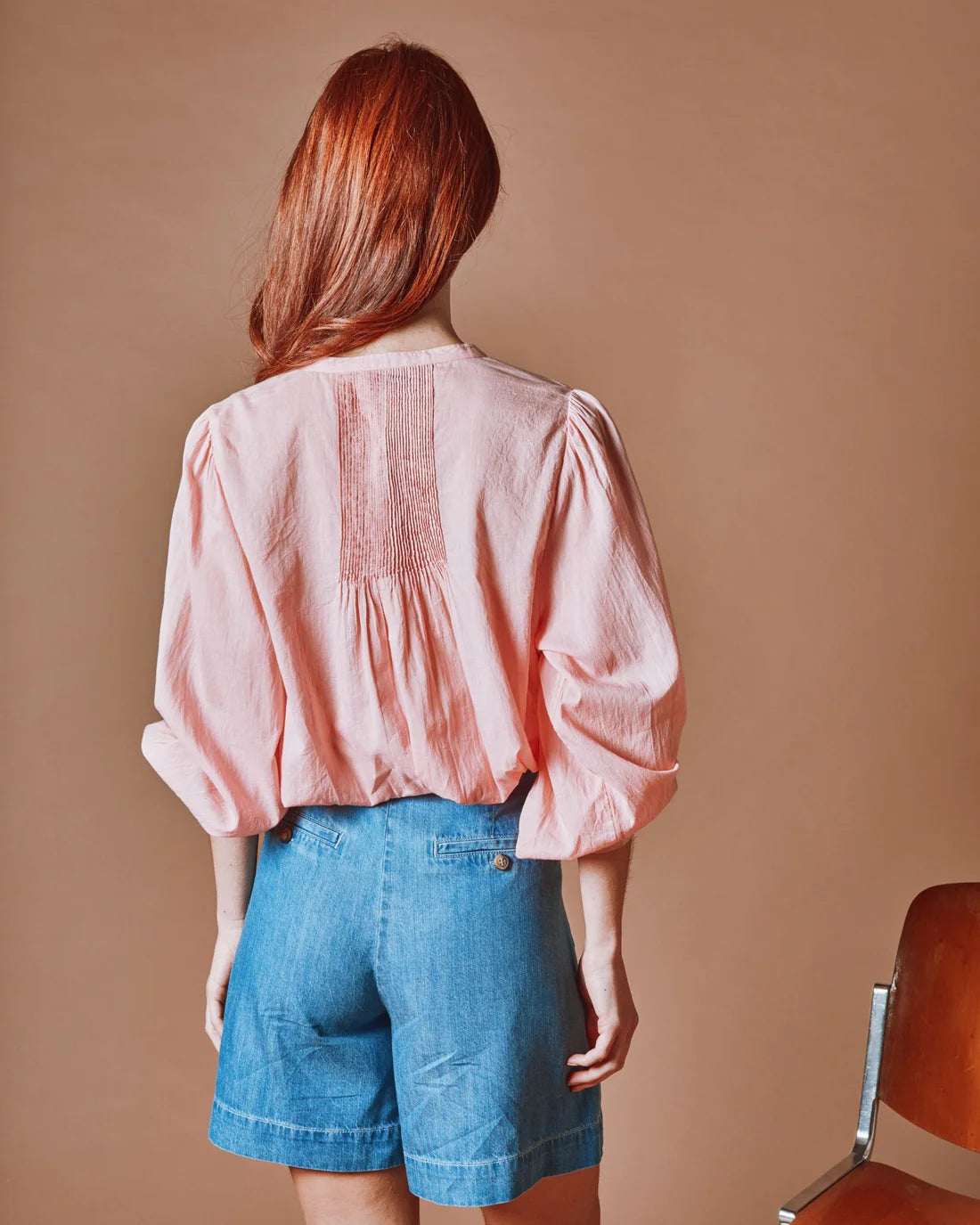 Emile & Ida Derek Bermuda Shorts in Denim