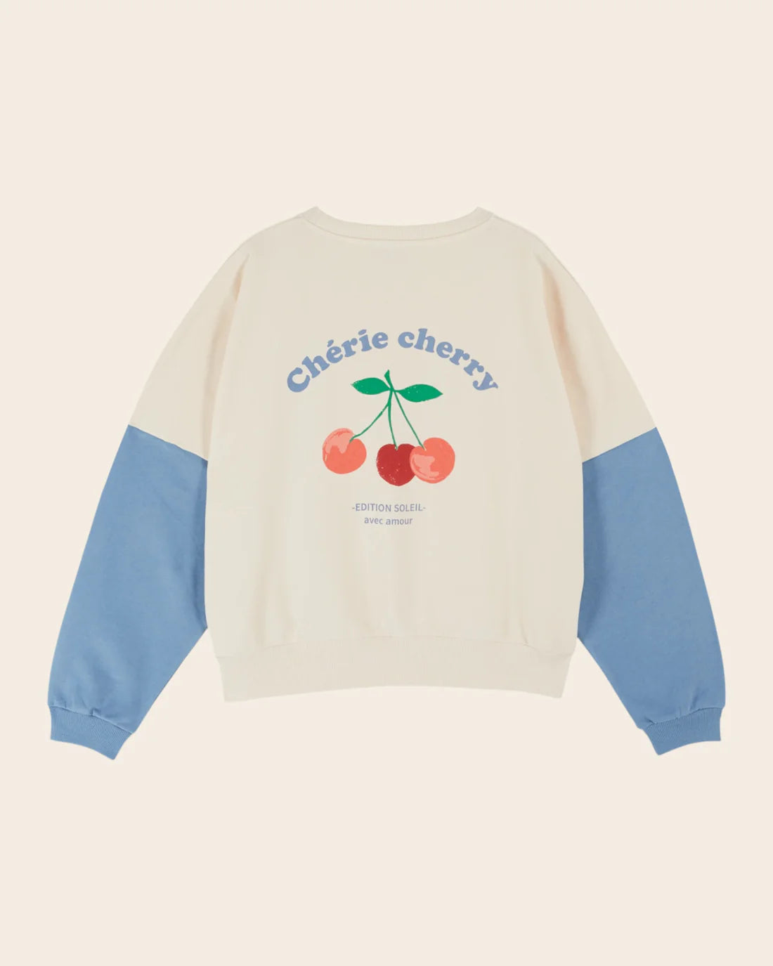 Emile & Ida Dice Sweatshirt in Creme