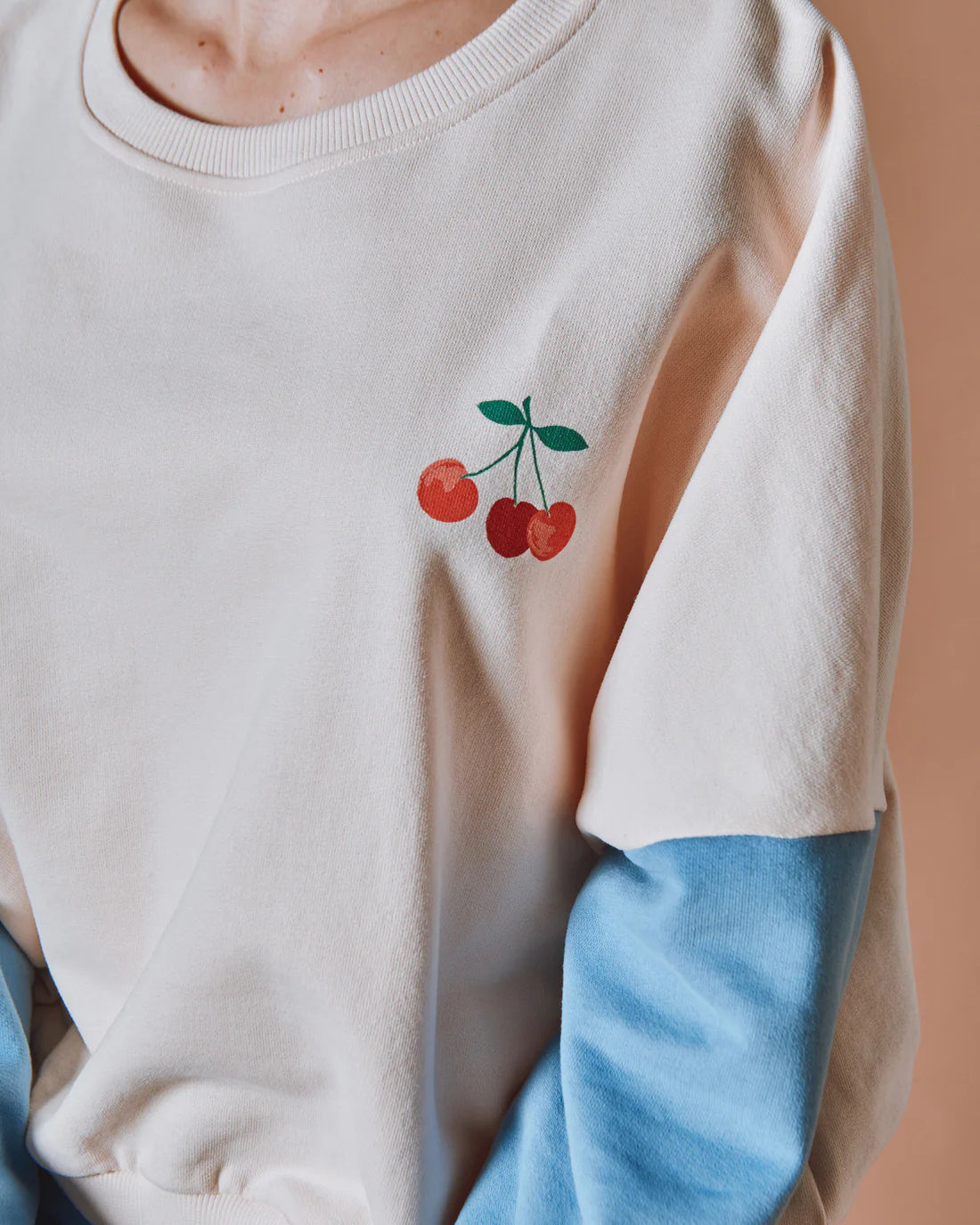 Emile & Ida Dice Sweatshirt in Creme