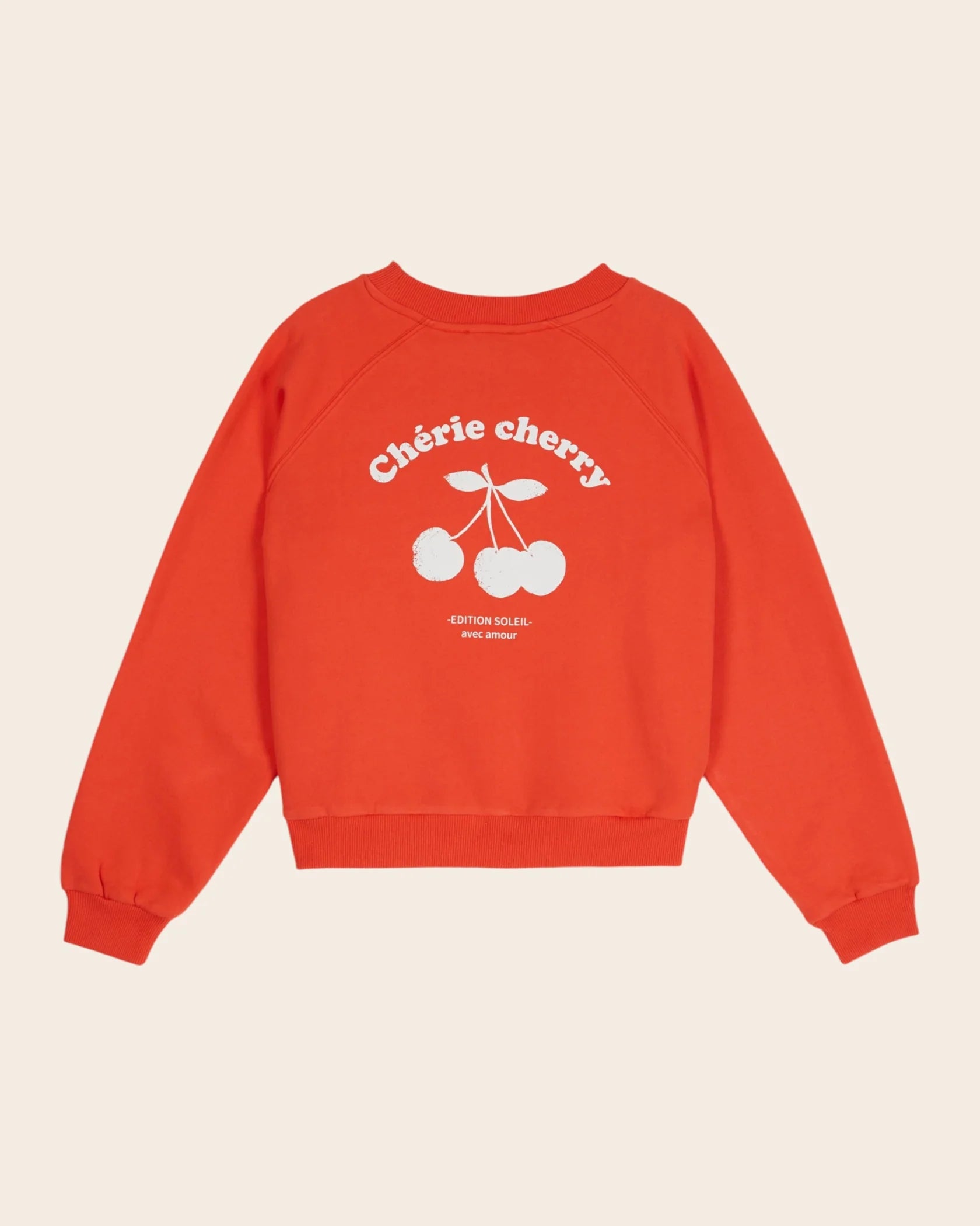 Emile & Ida Dips Sweatshirt in Poppy