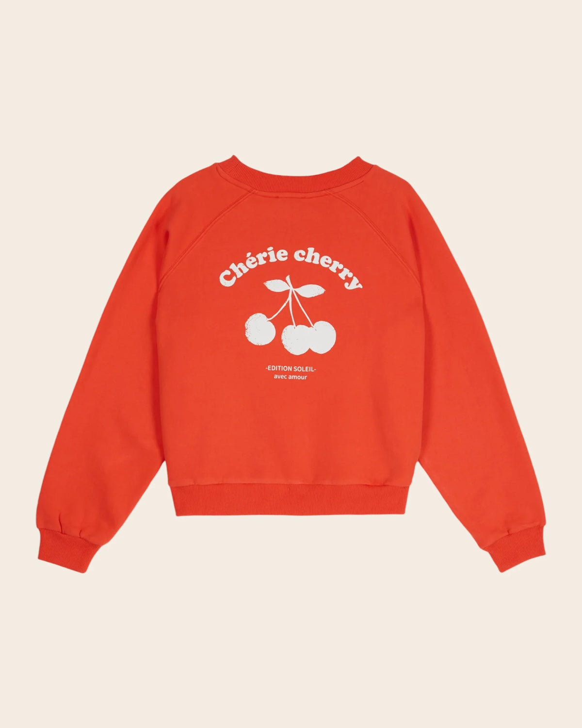 Emile & Ida Dips Sweatshirt in Poppy