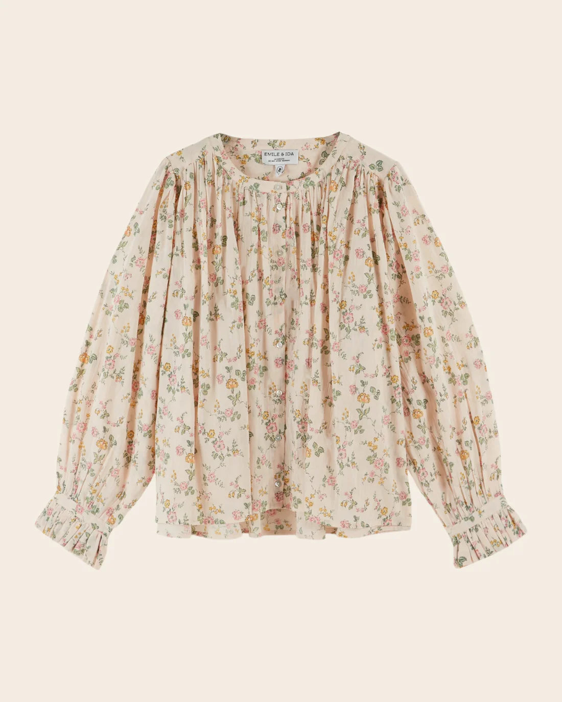 Emile & Ida Dounia Blouse in Rose Bush