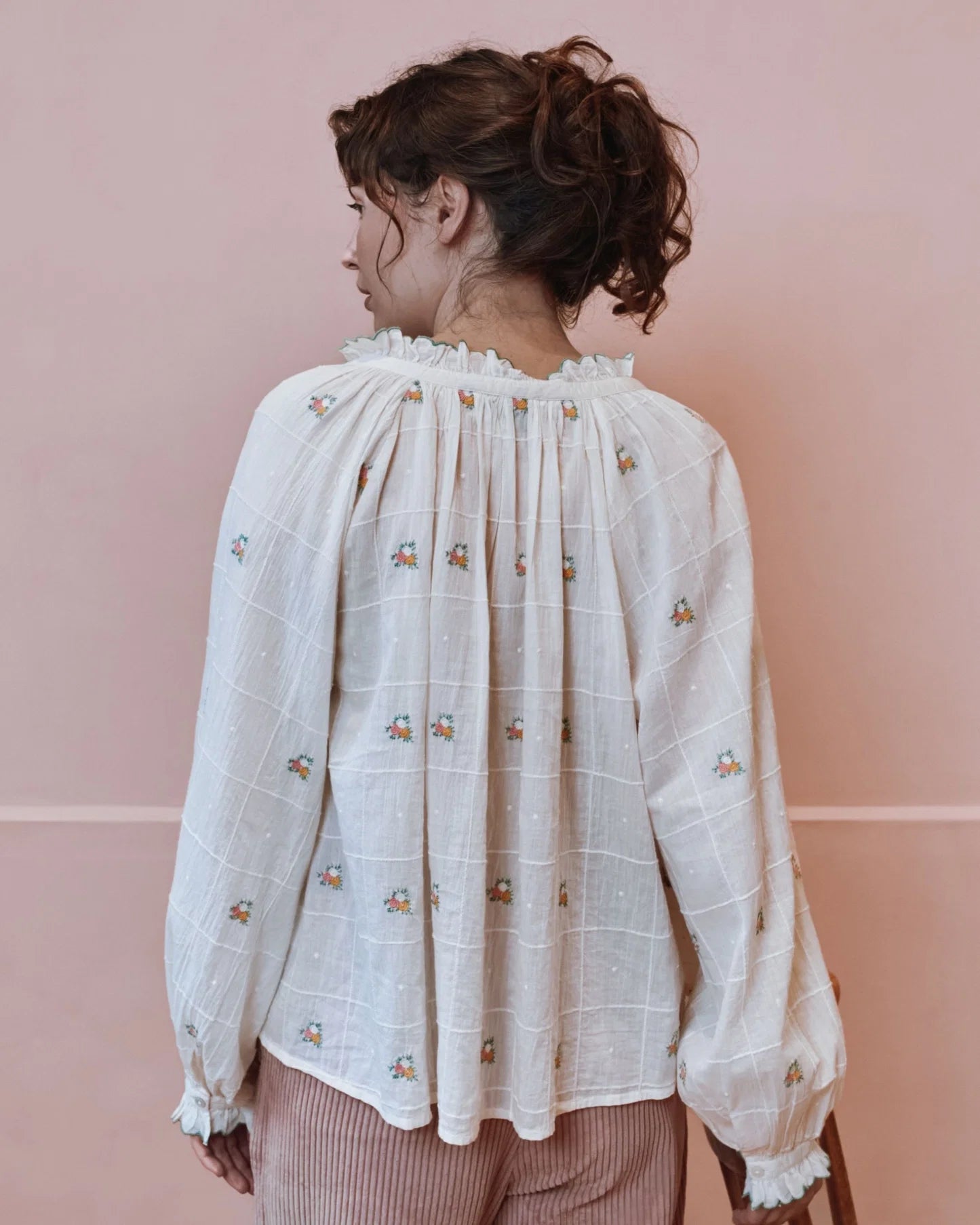 Emile & Ida Elyana Vintage Blouse - Ecru