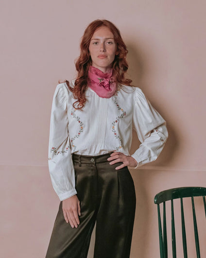 Emile & Ida Estelle Blouse - Ecru