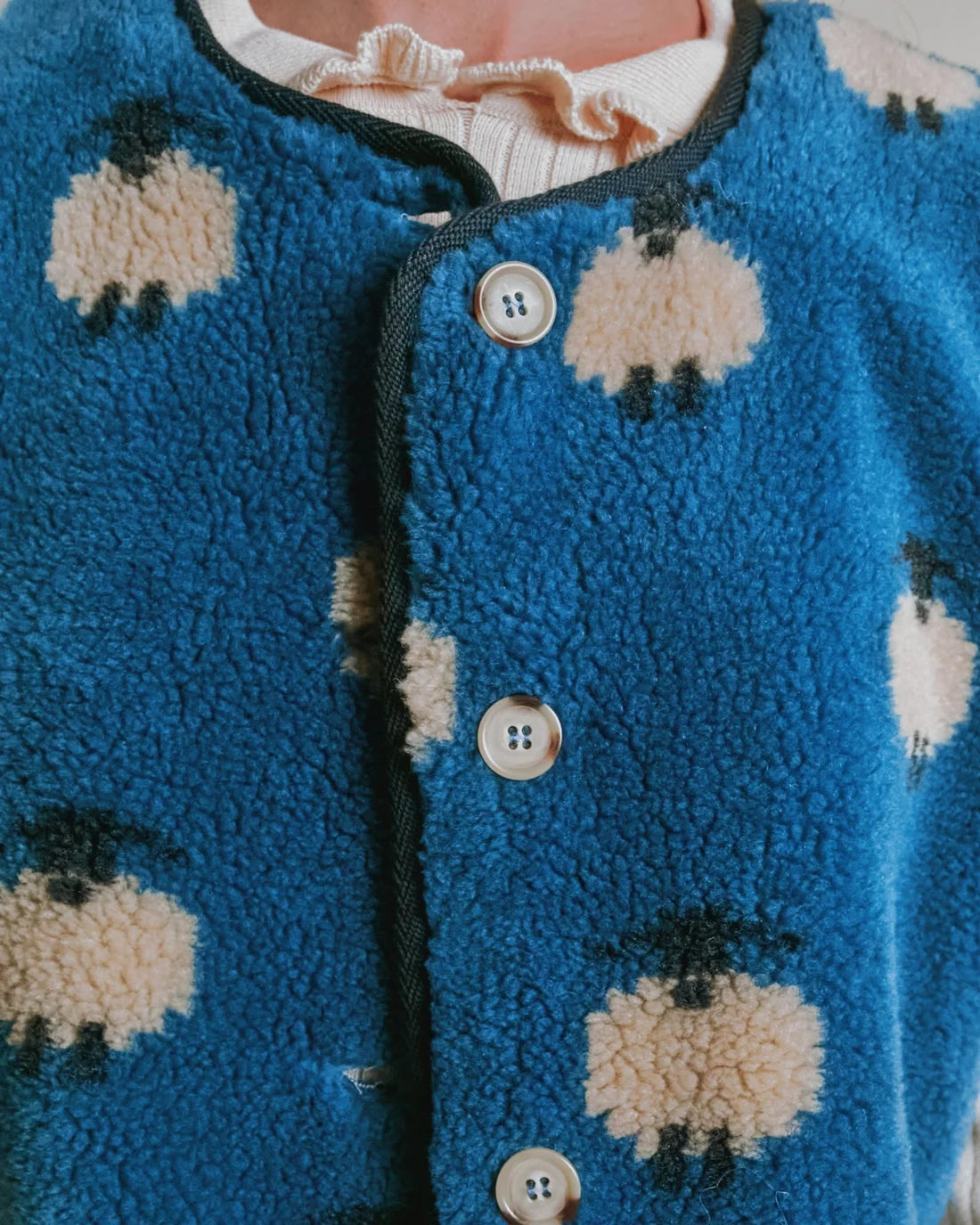 Emile & Ida Etincelle Sheep Fleece - Blue