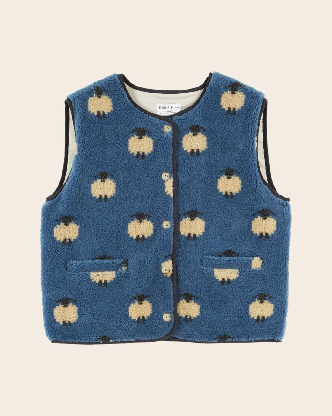 Emile & Ida Etincelle Sheep Fleece - Blue