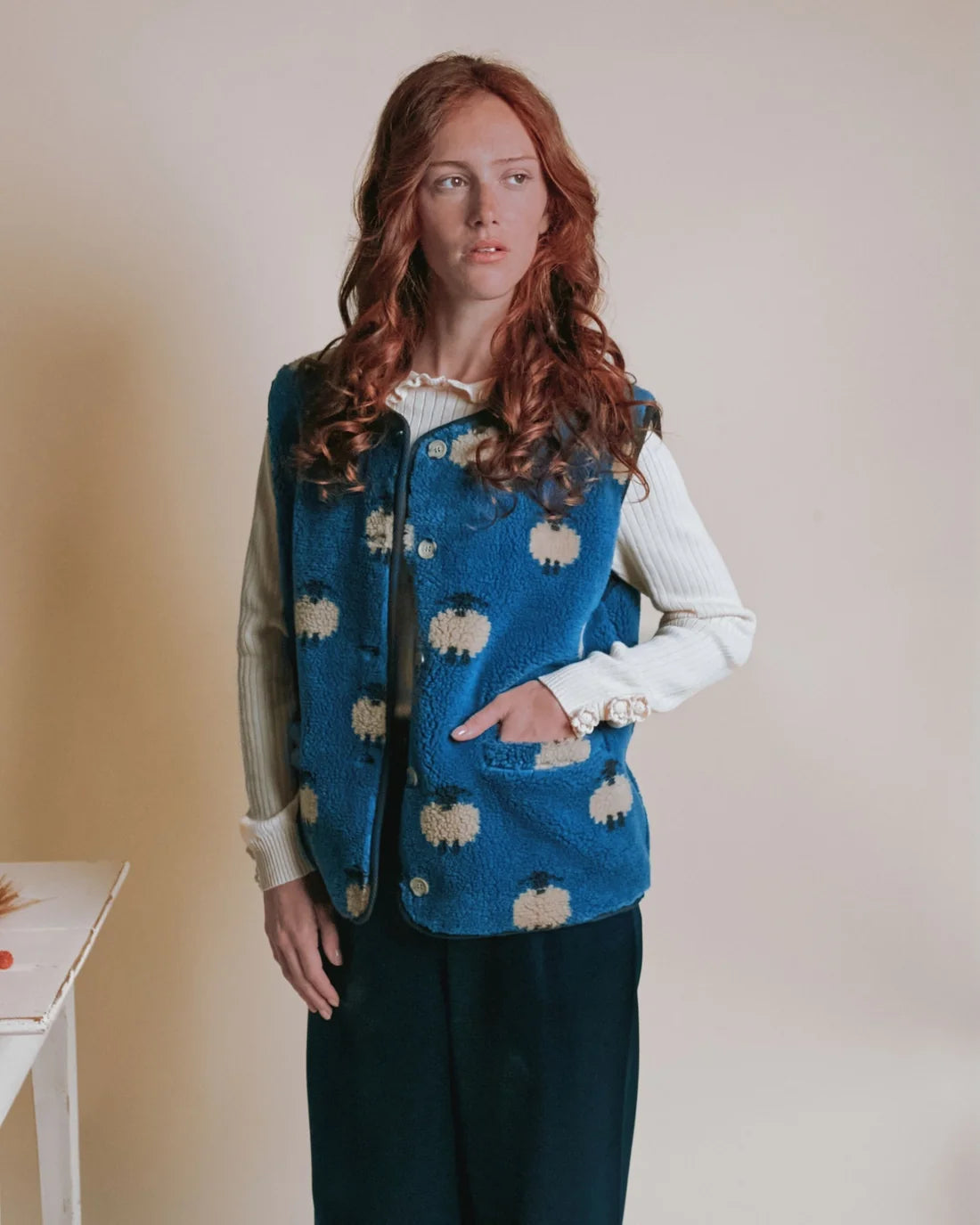 Emile & Ida Etincelle Sheep Fleece - Blue