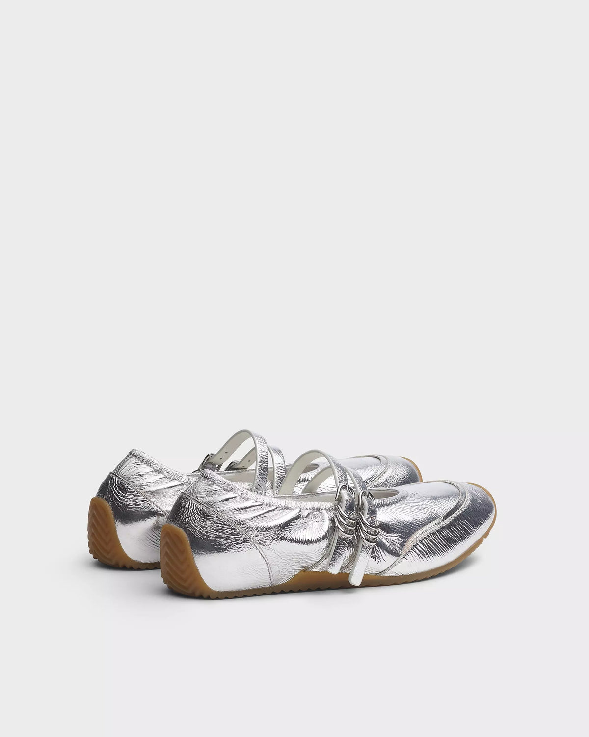 Rag & Bone Emilee Mary Jane Runner in Silver