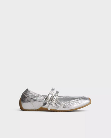 Rag & Bone Emilee Mary Jane Runner in Silver