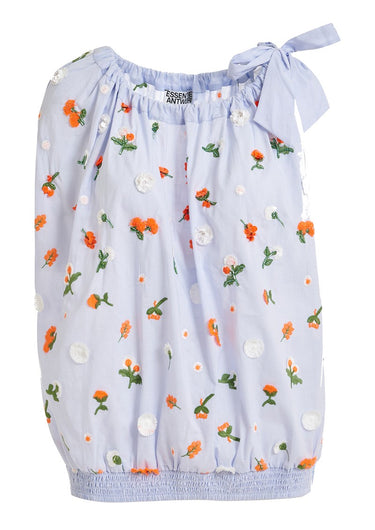 Essentiel Antwerp  Jomme Asymmetric Top in Nile Blue