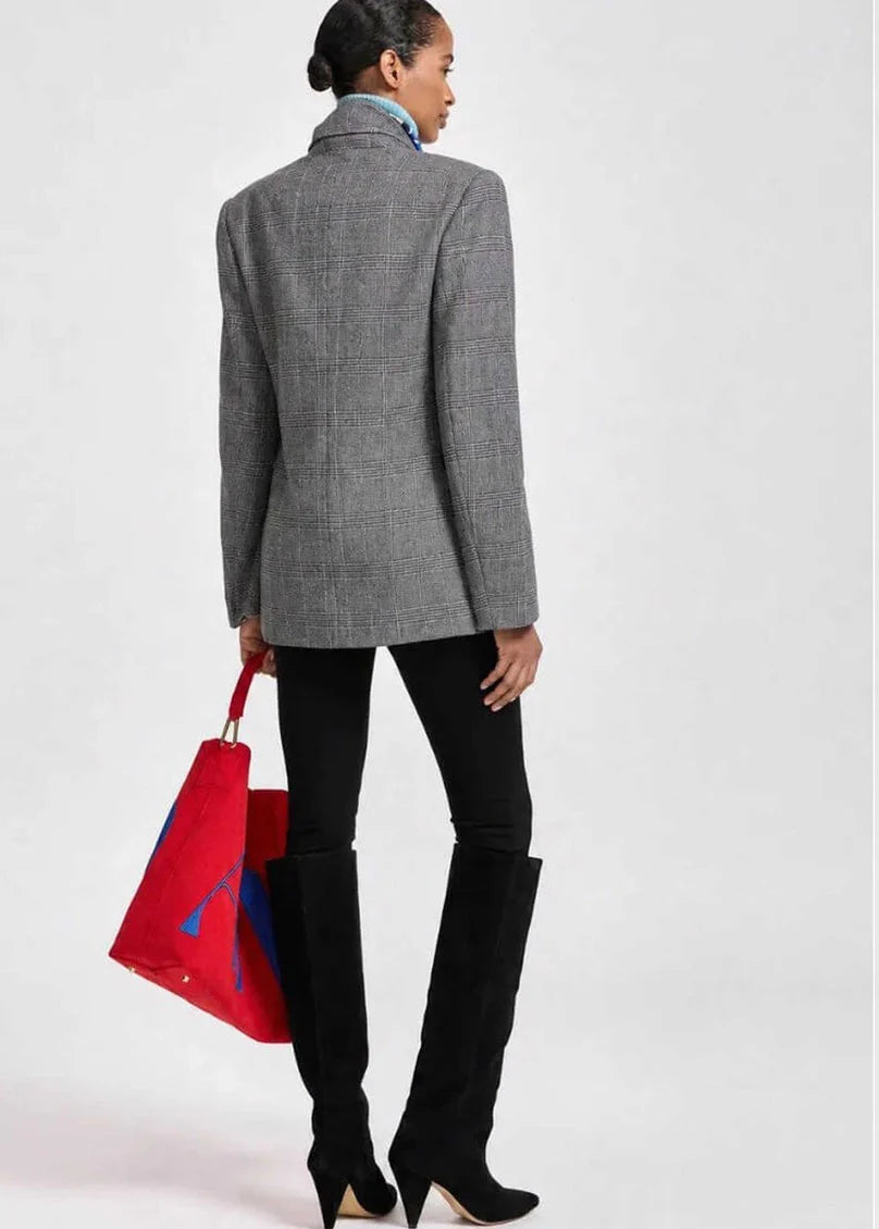 Essentiel Antwerp Kendra Oversized Blazer - Steel Pulse