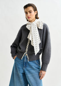 You added <b><u>Essentiel Antwerp Ideas Knit Beaded Cardi in Grey</u></b> to your cart.