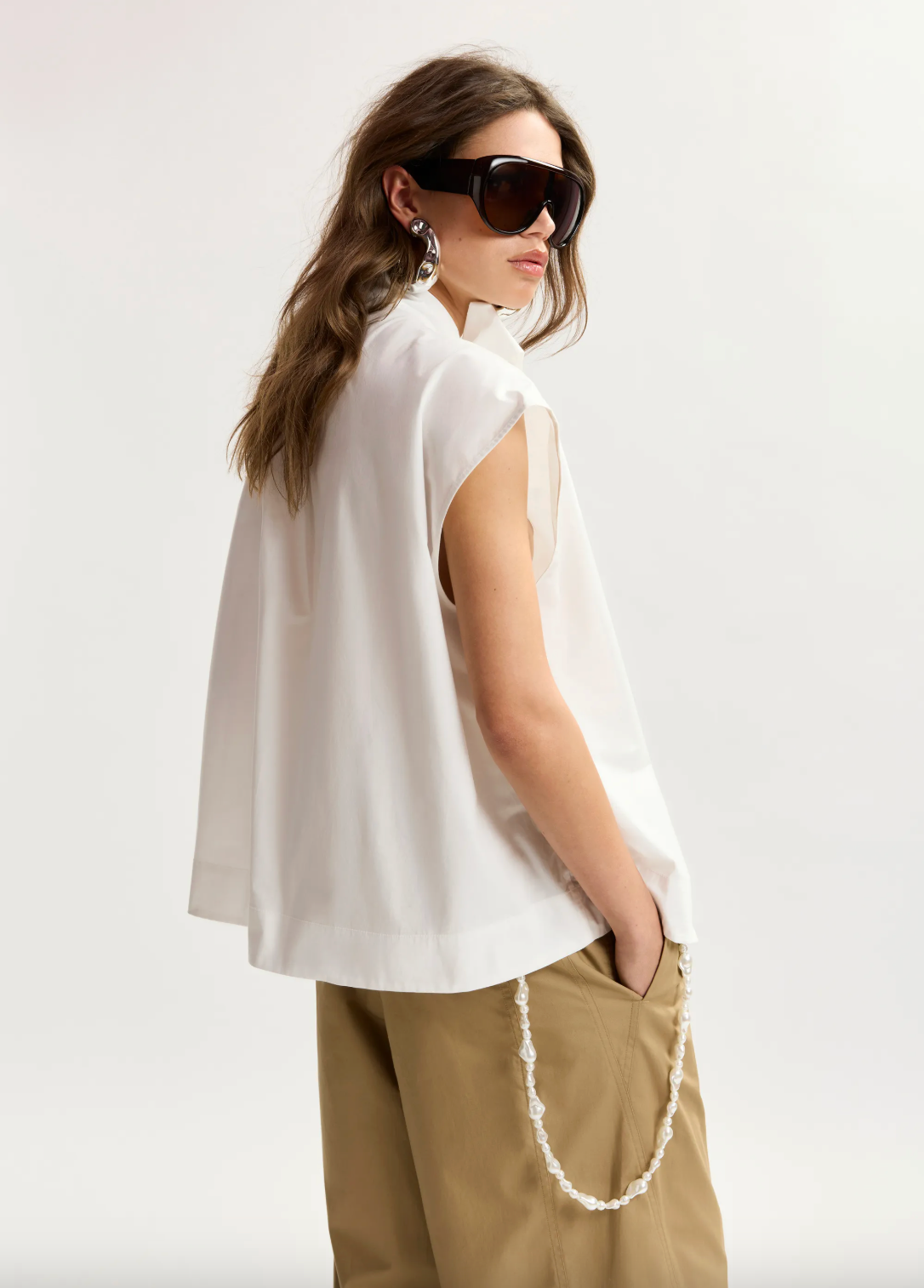 Essentiel Antwerp Jalaysia SL Top - Off White