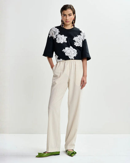 Essentiel Antwerp Jinou Pants in Vanilla Cream