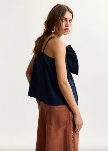 Essentiel Antwerp Jogs Large Babydoll Top - Patriot Blue