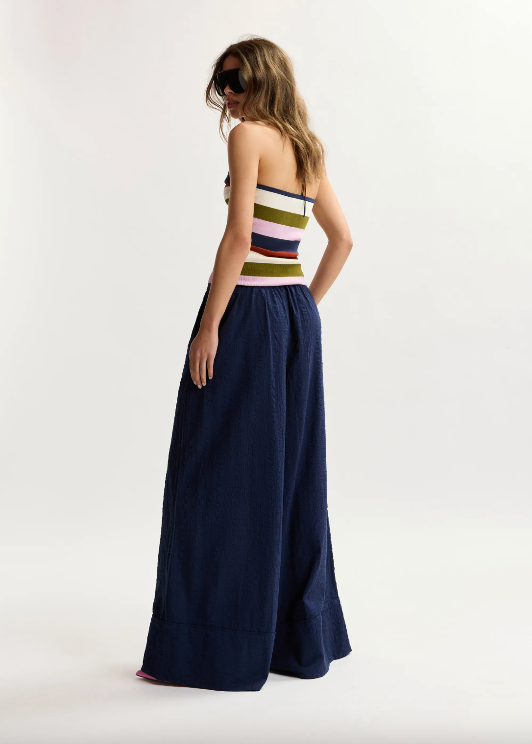 Essentiel Antwerp Jomery Wide Pants - Patriot Blue