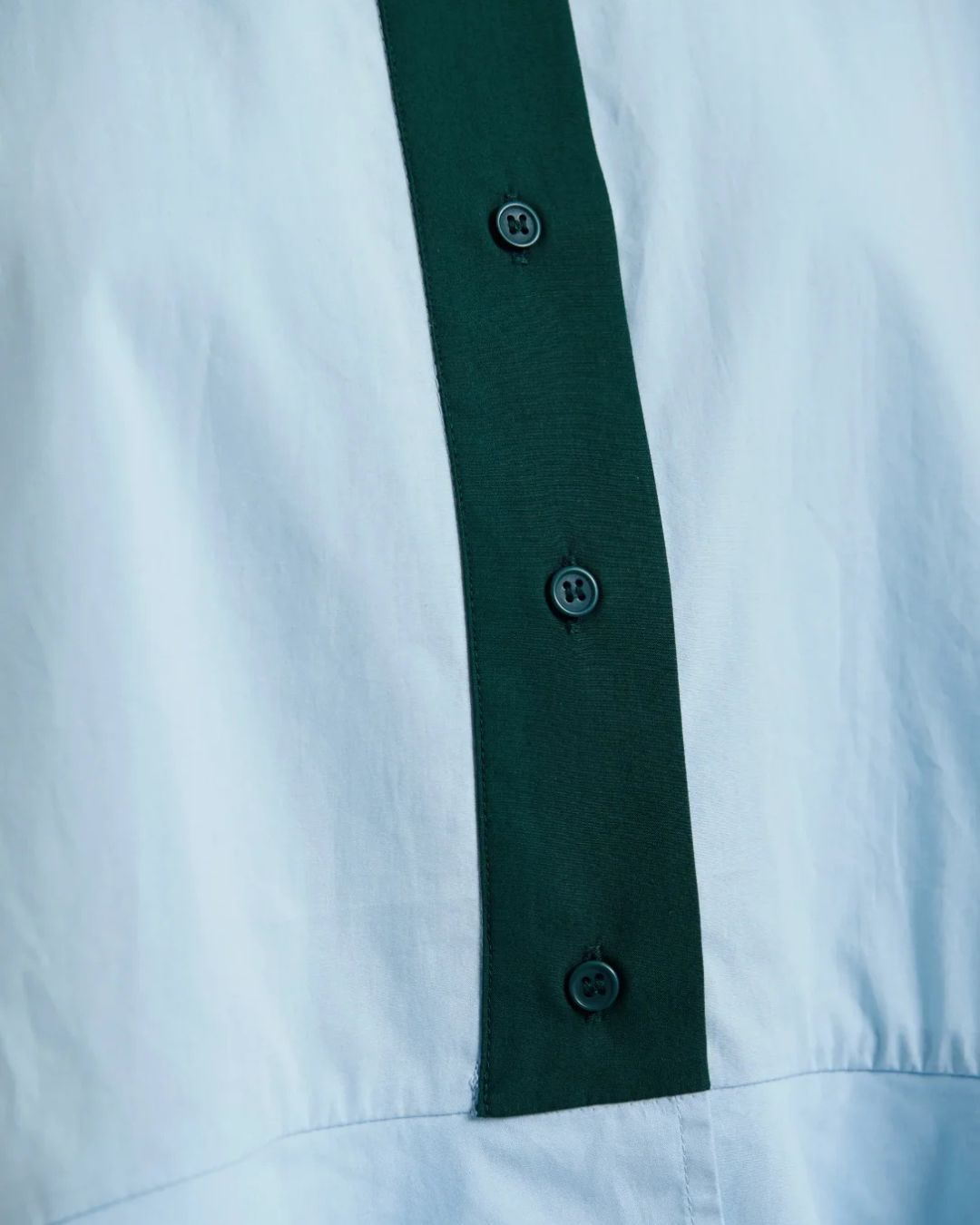 Essentiel Antwerp Kaylee Peplum Ruffle Shirt - Aquamarine