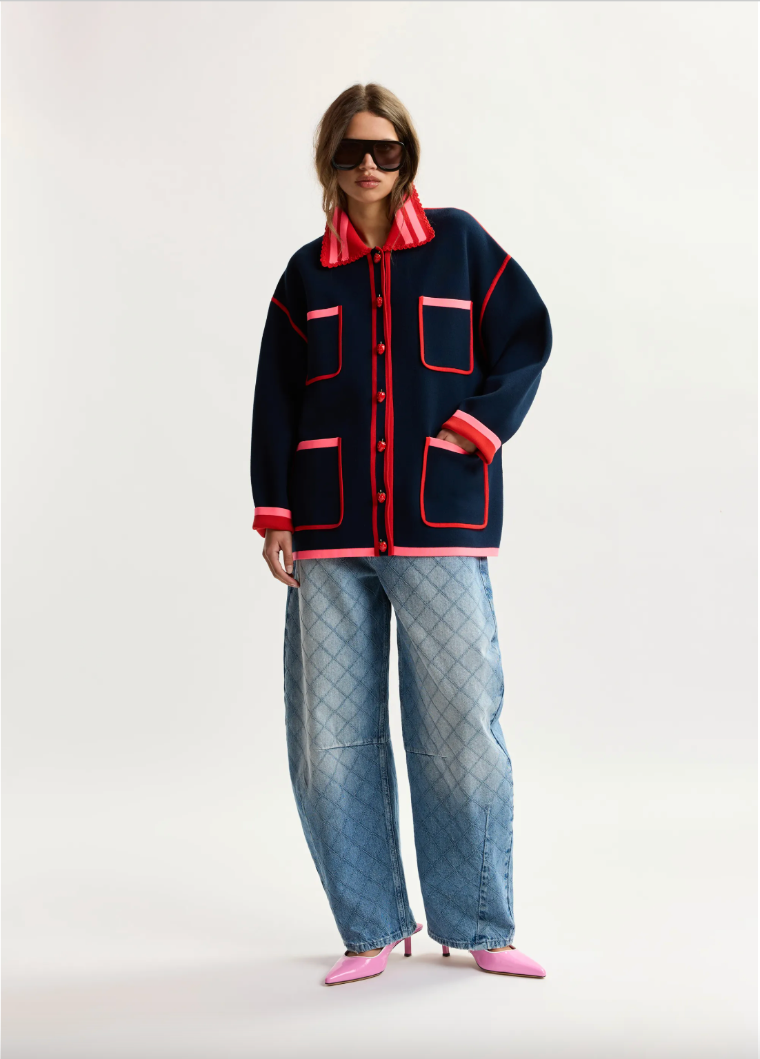 Essentiel Antwerp Kokorico Cardigan – Navy