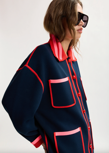 Essentiel Antwerp Kokorico Cardigan – Navy