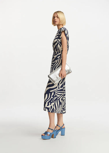 EA Frayola Mid Length Dress in Navy