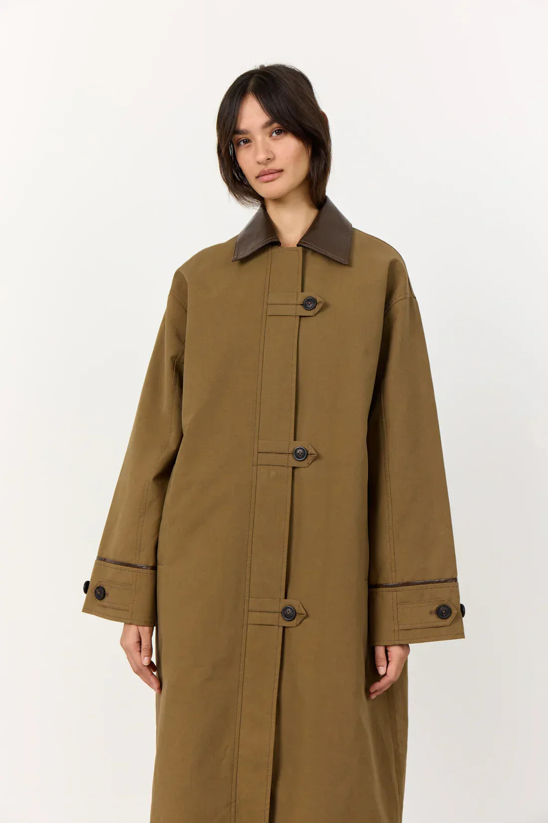 Levete Room Maggie Coat in Olive