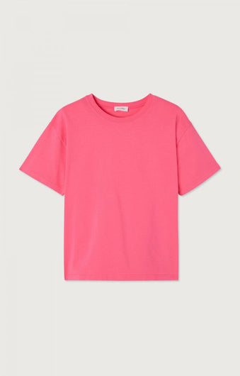 American Vintage  Fizvalley Tee in Rose Fluo