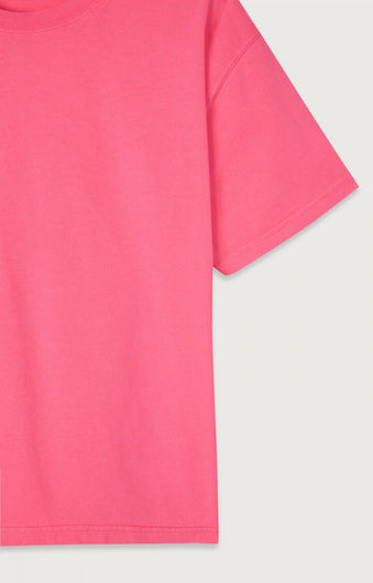 American Vintage  Fizvalley Tee in Rose Fluo