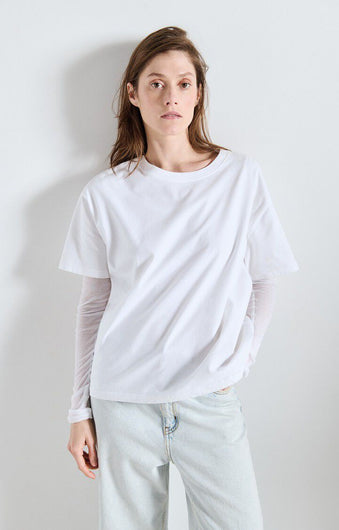 American Vintage Fizvalley Tee in White