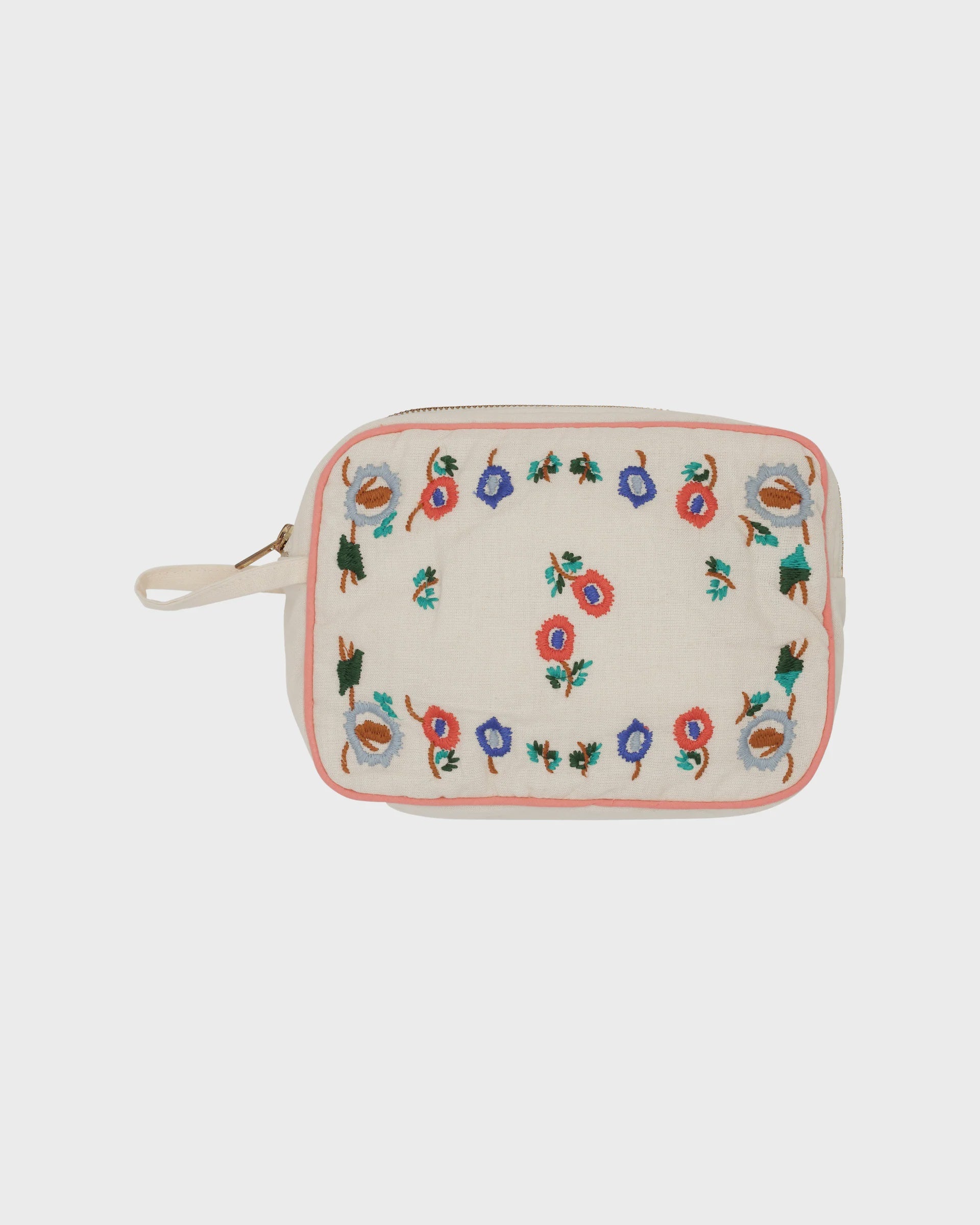 HABIBA Flora Make Up Clutch in Vanilla