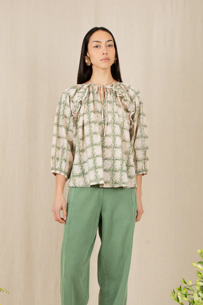 BONTE Florette Top in Clover