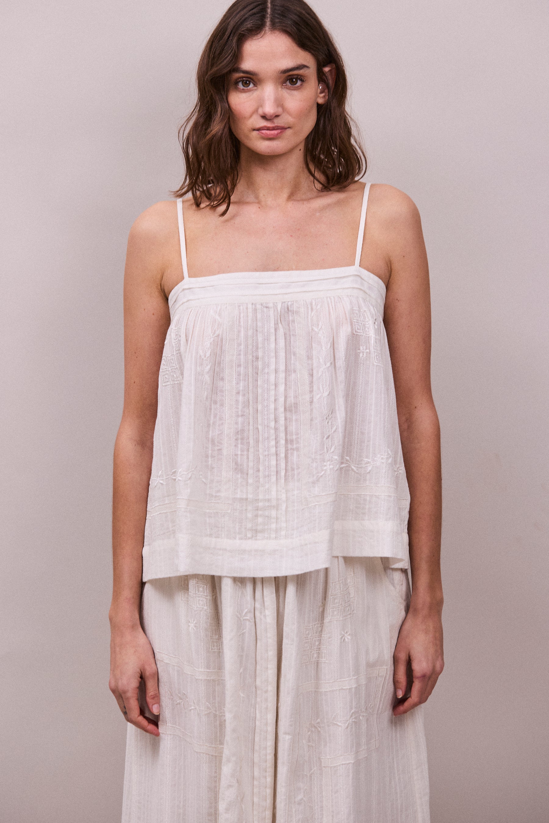 Faune Arta Cami in Vintage White