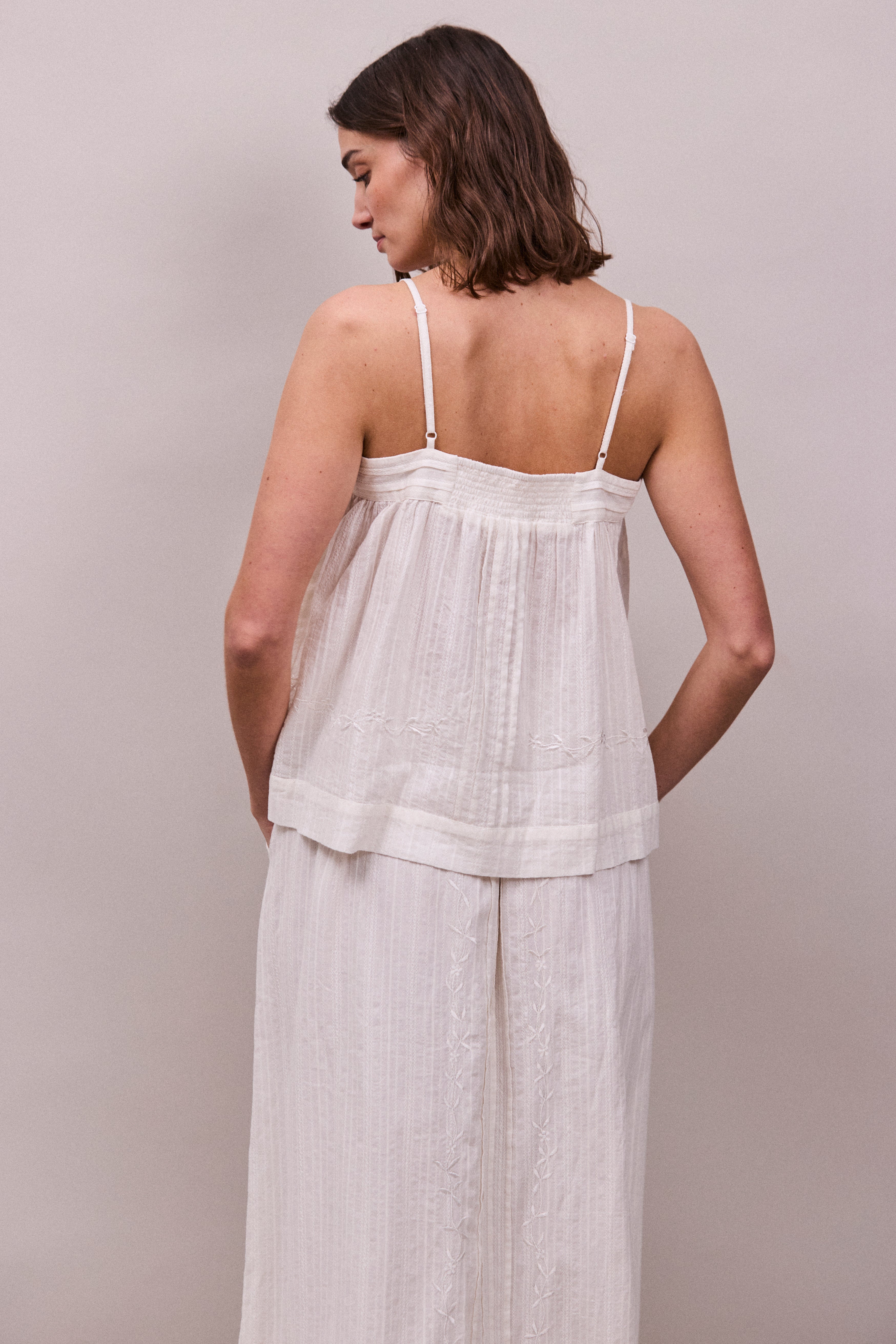 Faune Arta Cami in Vintage White