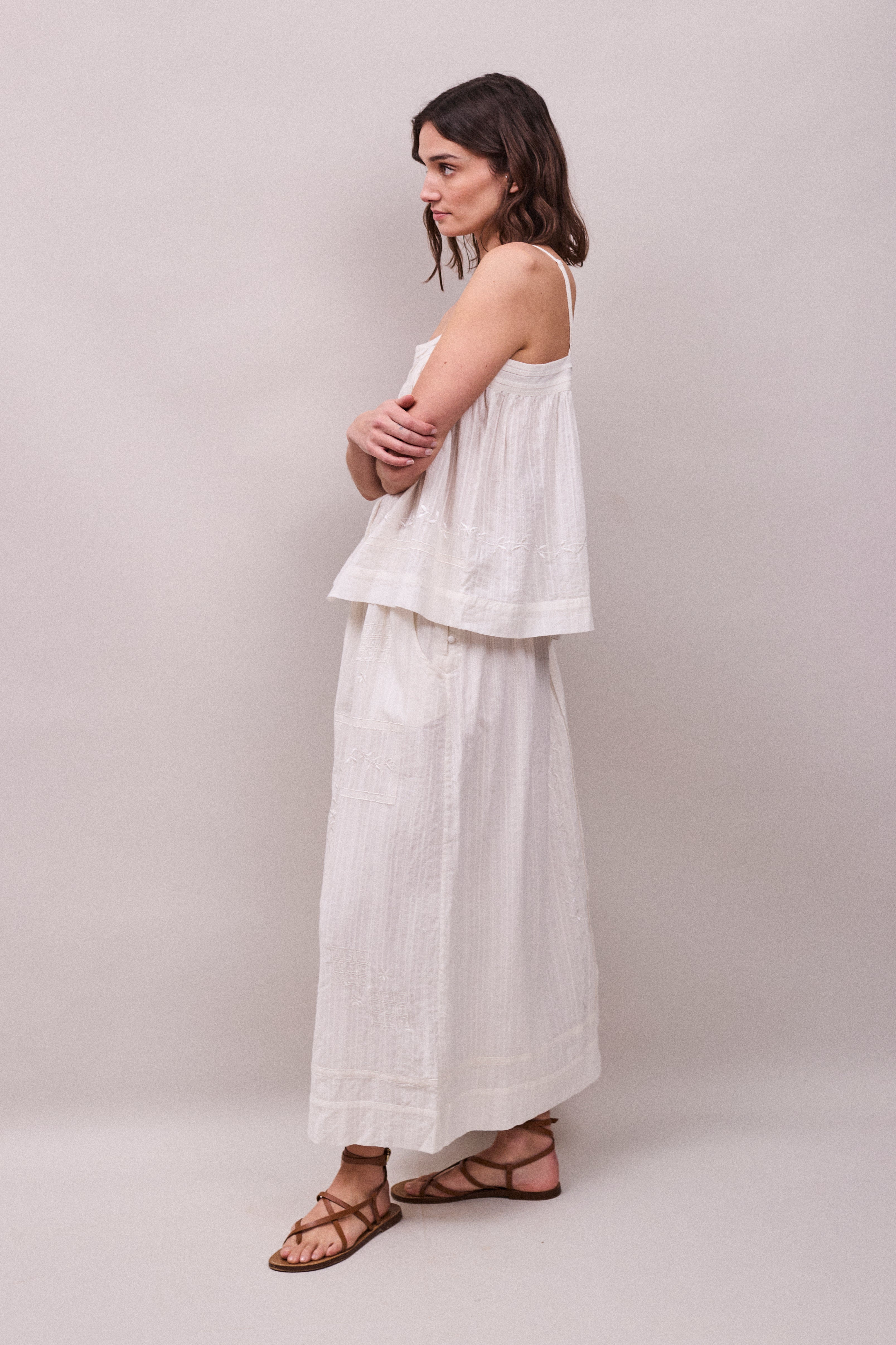 Faune Arta Cami in Vintage White