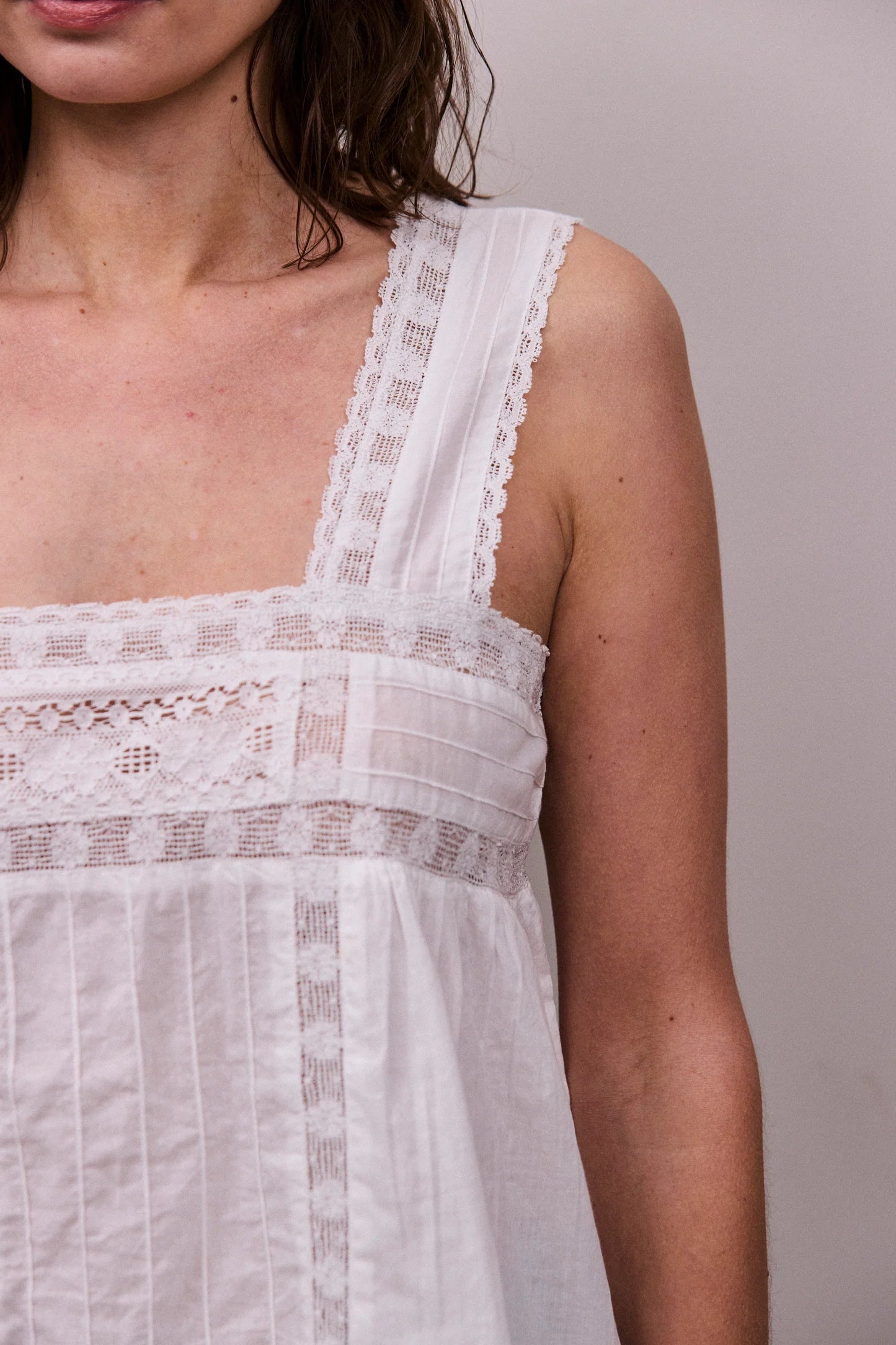 Faune Lulu Cami in White