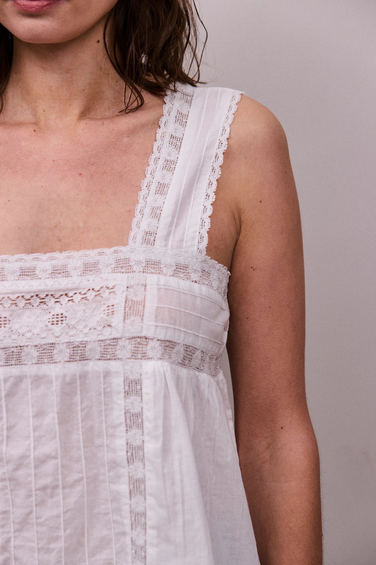 Faune Lulu Cami in White