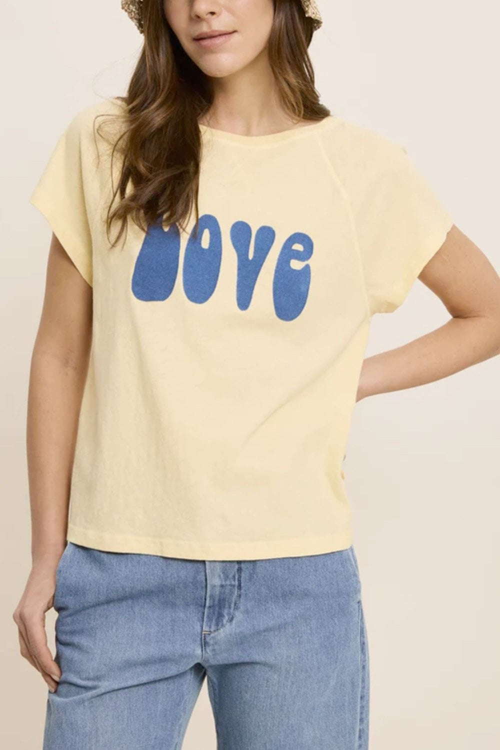 Five Jeans 2623 Tee in Banana, Wave