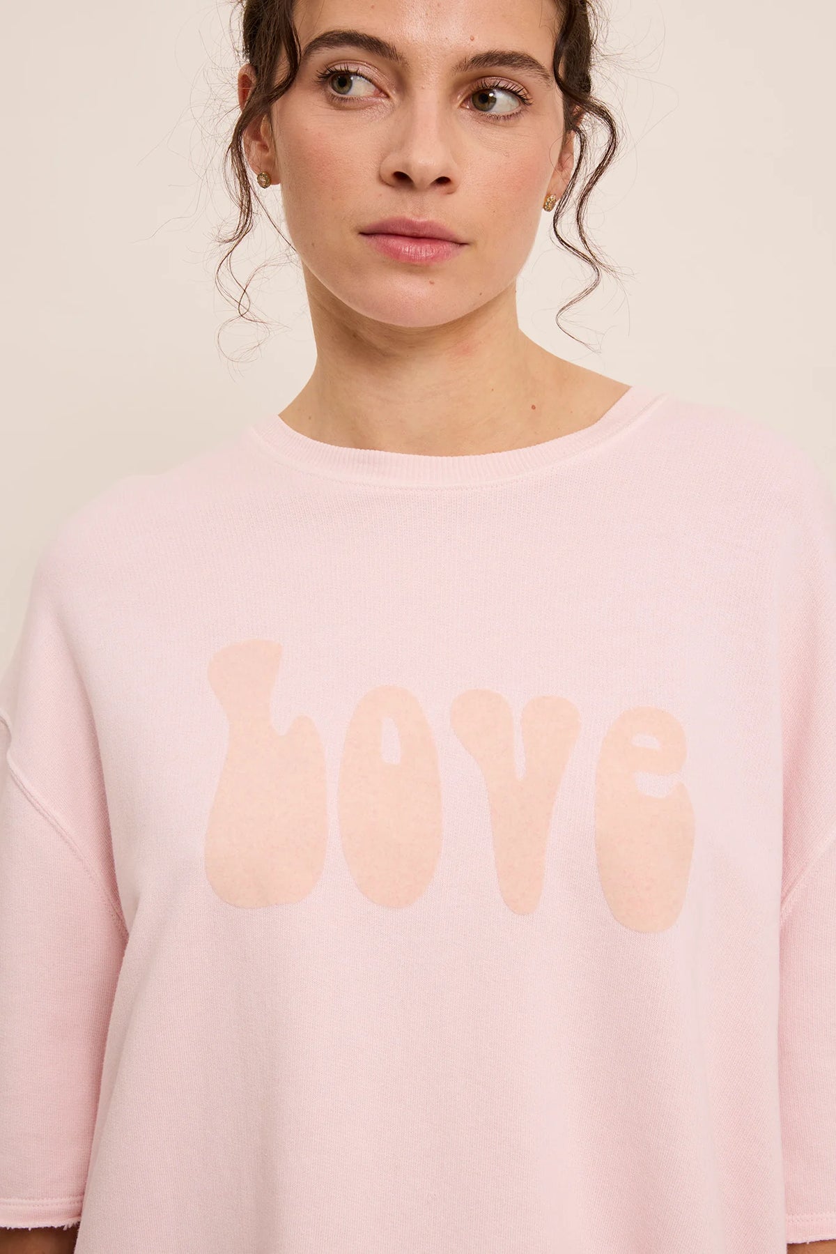 Five Jeans 2603 Sweatshirt in Baby Pink
