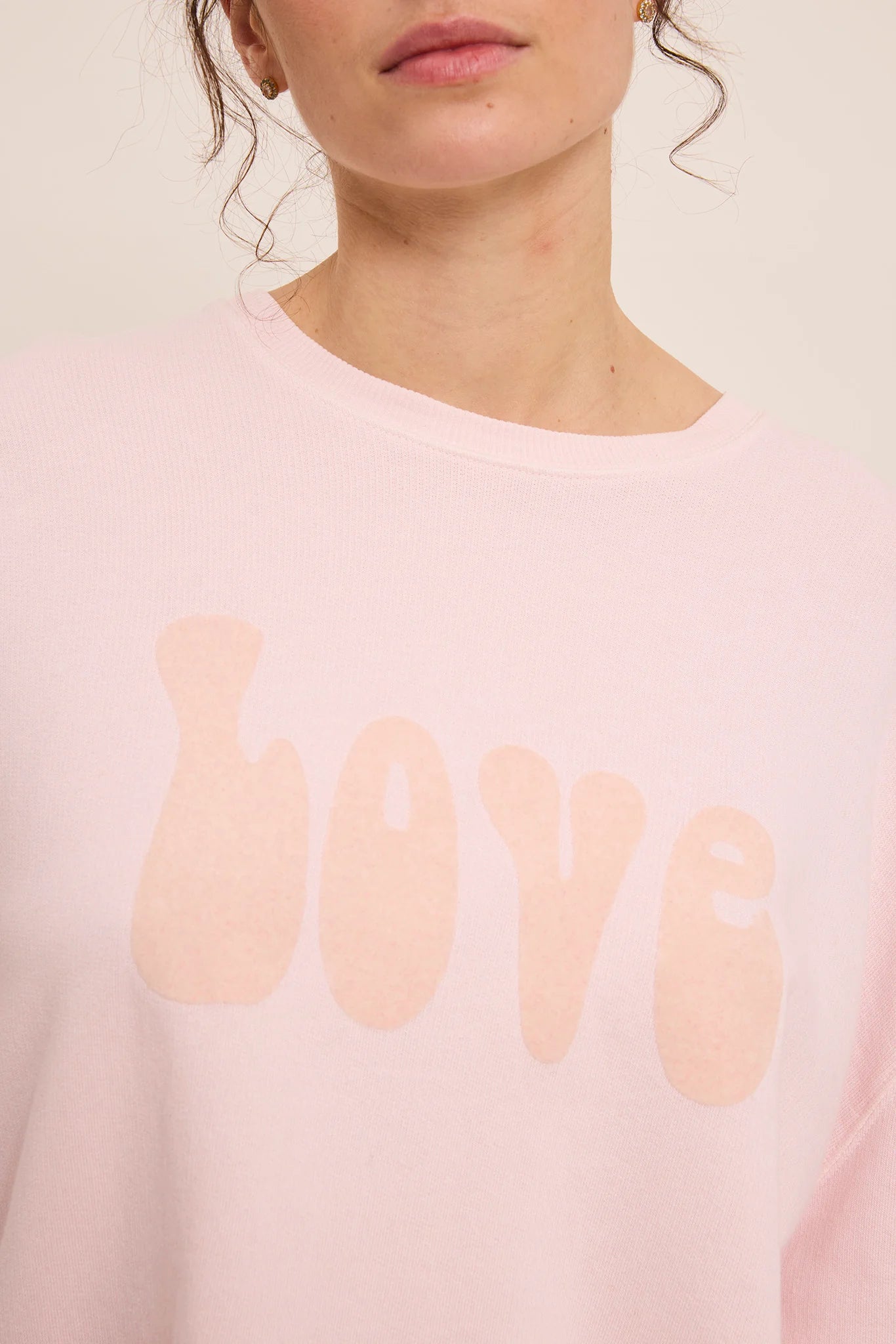 Five Jeans 2603 Sweatshirt in Baby Pink