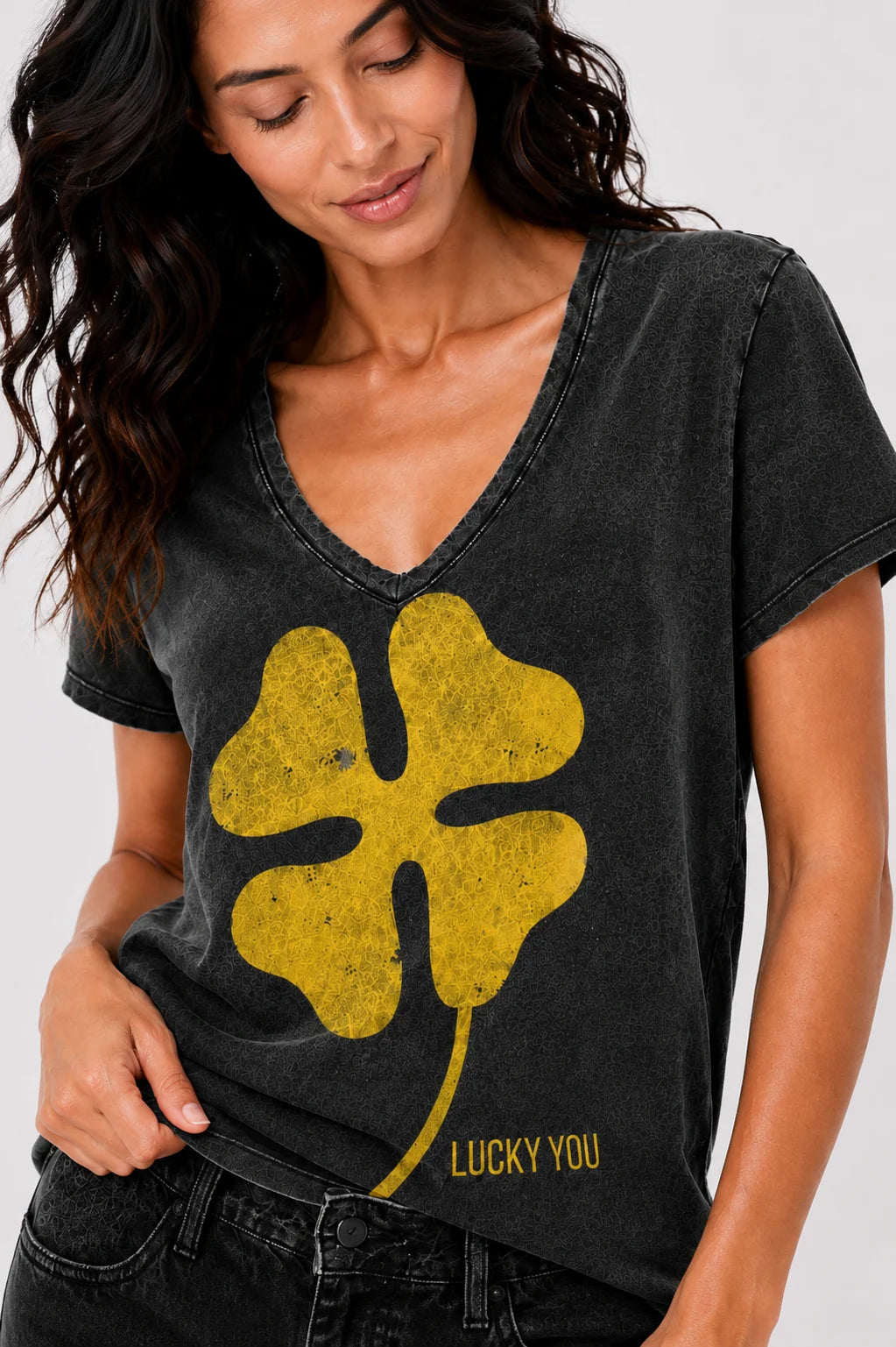 Five Jeans Clover Tee - Mouse